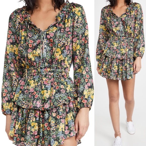 NWOT LoveShackFancy Popover Mini Dress - Picture 3 of 11